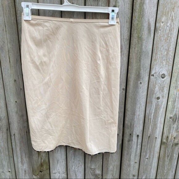 Vintage 60s 1960s Vanity Fair cheetah print cat nylon skirt slip small - Picture 6 of 9